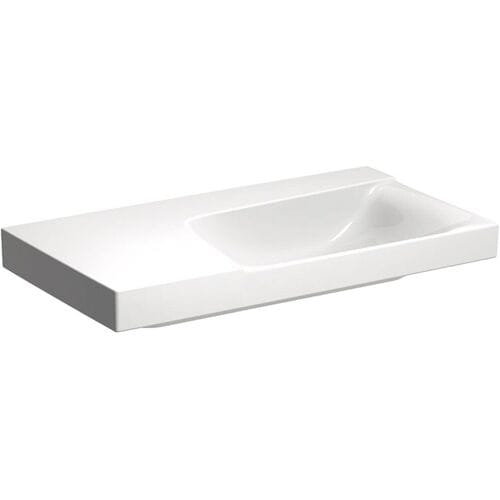 Geberit Xeno² washbasins 90 cm with shelf left, without tap hole 500.536.01.1