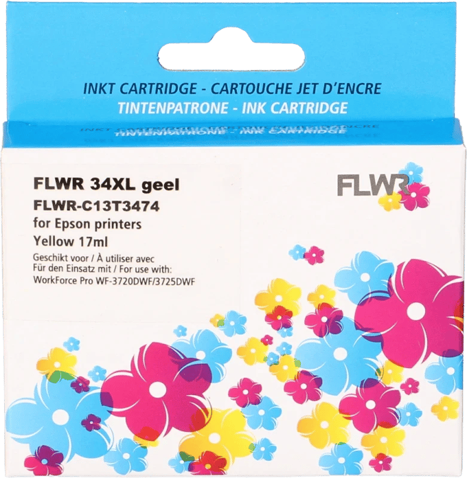 FLWR - Inktcartridge / 34 / Geel - Geschikt voor Epson