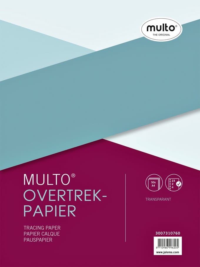 Multo ringbandinterieur - formaat A4 - 23-rings - MU-3007310760