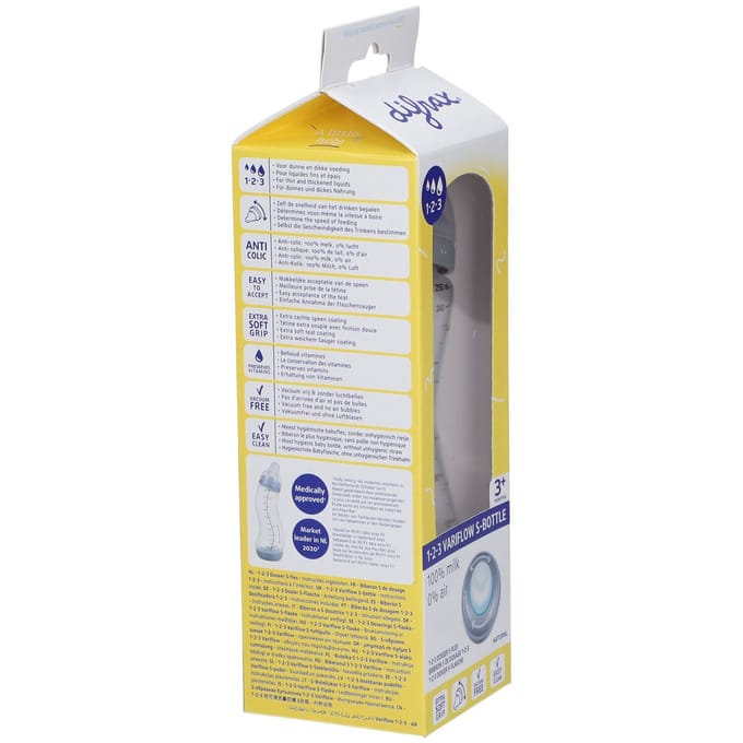 Difrax S-fles Natural 1-2-3 doseerfles 250ml White unisex