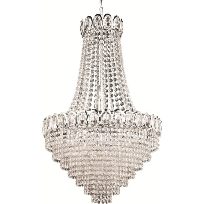 Searchlight Prachtige kroonluchter Crystal
