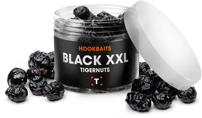 Zwarte XXL Tijgernoten Hookbaits - 12-30MM - Aas - Karpervissen - Partikels - Karper Aas - Karper Vissen - Karper Voer - Karper