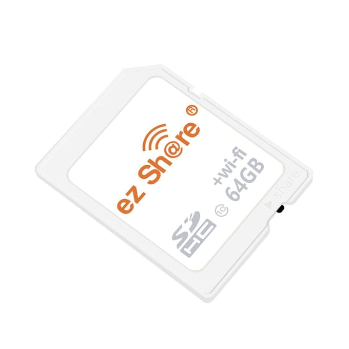 EZ share SD-kaart Draadloos WiFi Share-kaart Flash-kaart Klasse 10 64 GB wit