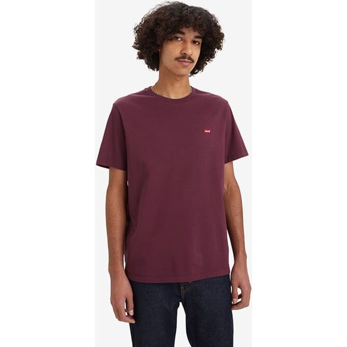 Levi's Ss Basic T-shirt Red Maat: S | Basic T-Shirts Outlet | Heren | Rood