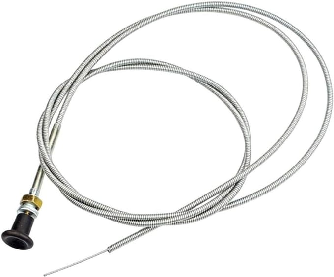 Gasbedieningskabel - Besturingskabel - Machineonderhoud - Snijbare lengte - 234 cm - Metaal