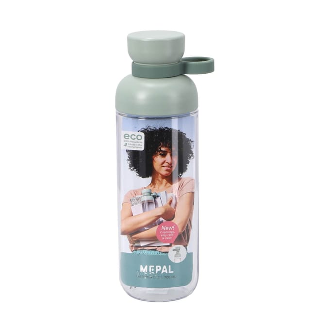 Mepal Vita waterfles - 700 ml - extra drinkgemak - Drinkfles - Nordic sage