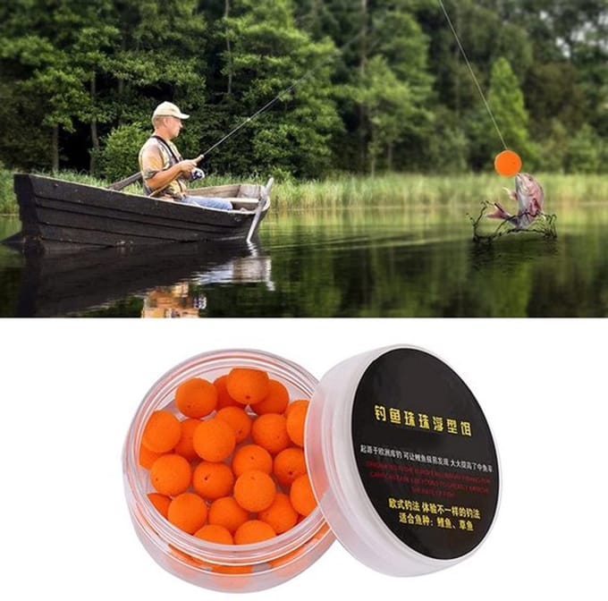 Dailygoods - Karper Boilies - Drijvende Lokken - Oranje Zoete