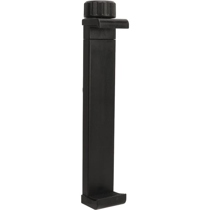 Adaptateur de trépied universel pour tablette avec fixation pour griffe froide, vis de 1,4 pouce, diffusion en direct black
