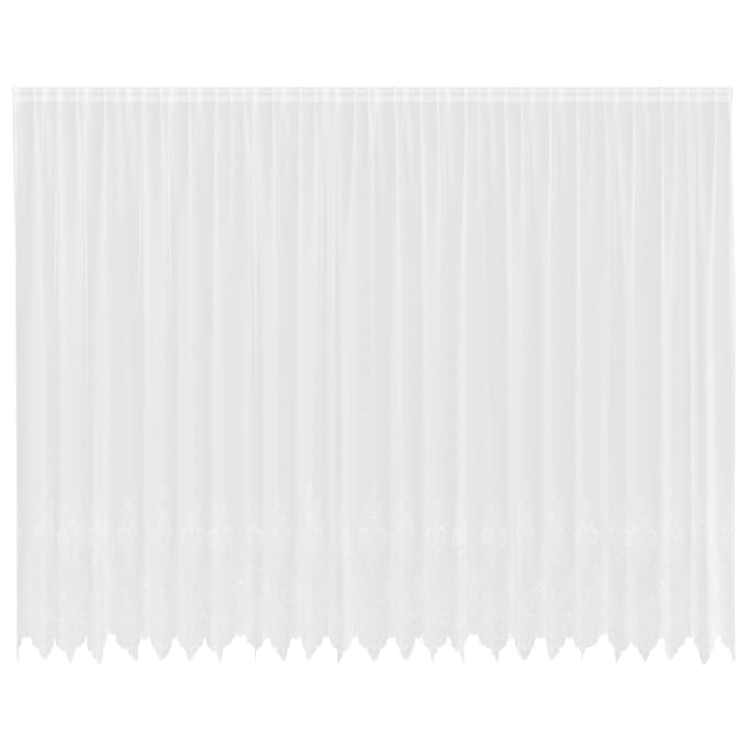 vidaXL Kantgordijn Wit 280 x 600 cm Polyester