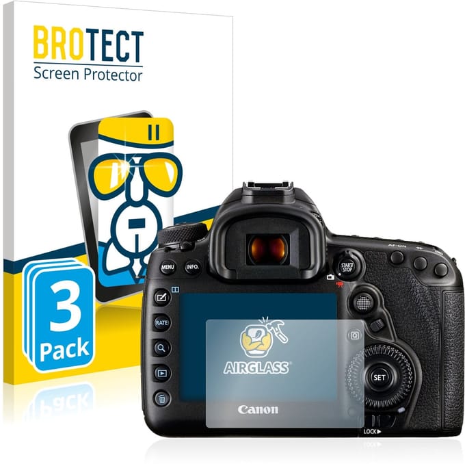 Screenprotector 3 Stuks voor Canon EOS 5D Mark IV Beschermglas transparant