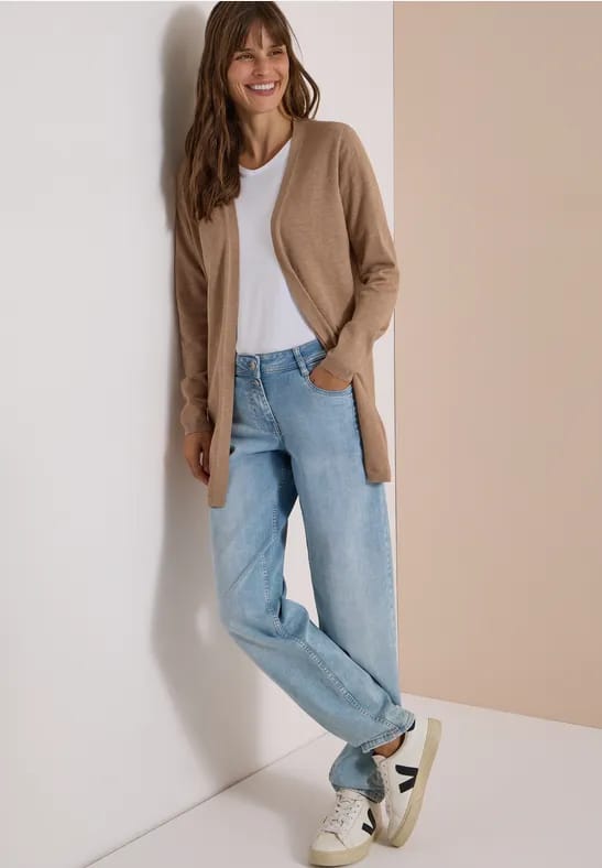 Lang openvallend vest