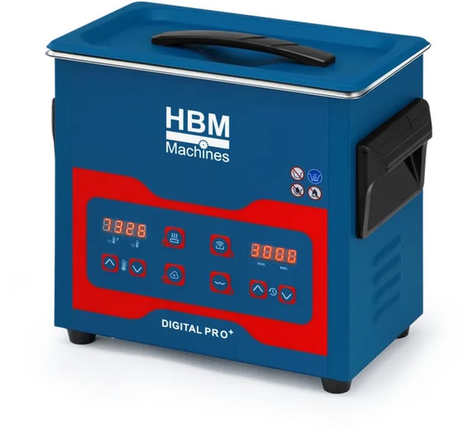 Ultrasoon reiniger, blauw 3.8L