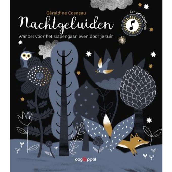 Nachtgeluiden - geluidenboek 3 jr+