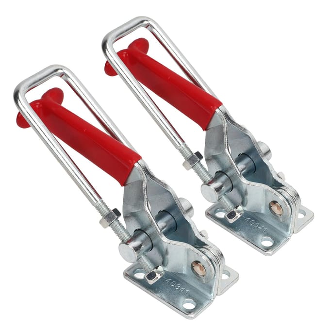 2 STUKS U-bout Kniehevelklemmen 2000 lbs Capaciteit Heavy Duty Verstelbare Zelfvergrendelende Kniehevelvergrendeling Voor gray