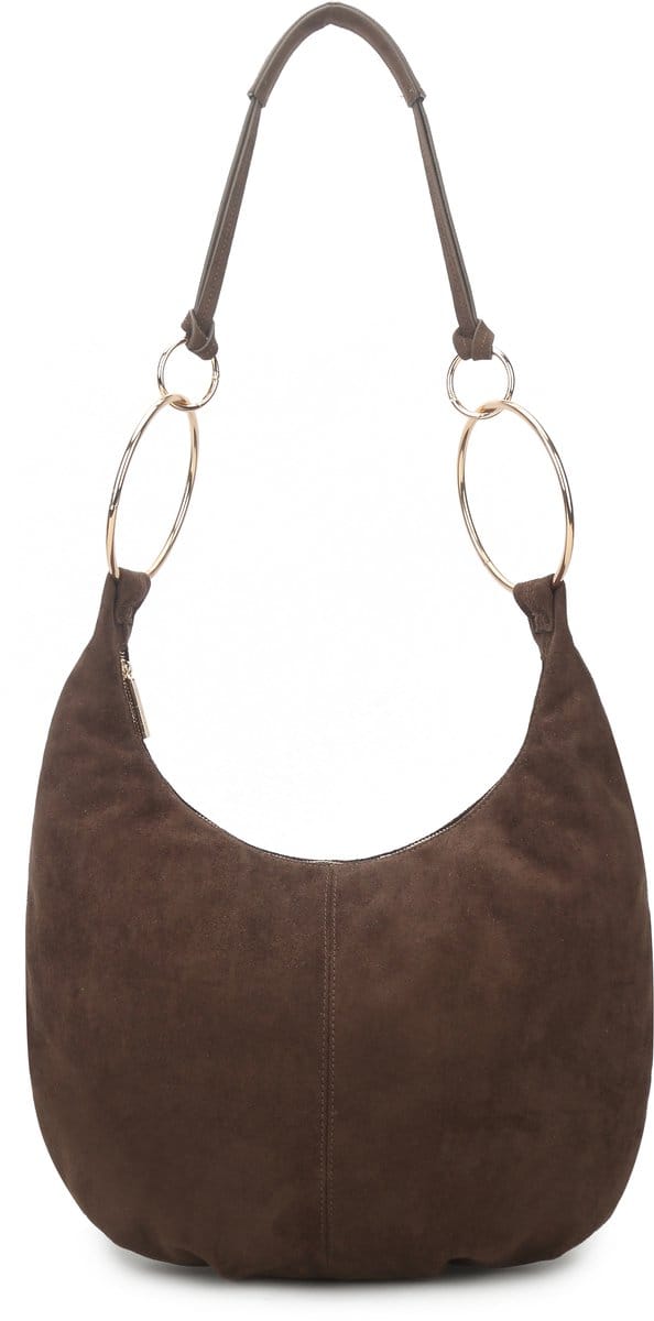 Giuliano kunstlederen suede schoudertas Miralyn - Dames - Koffie