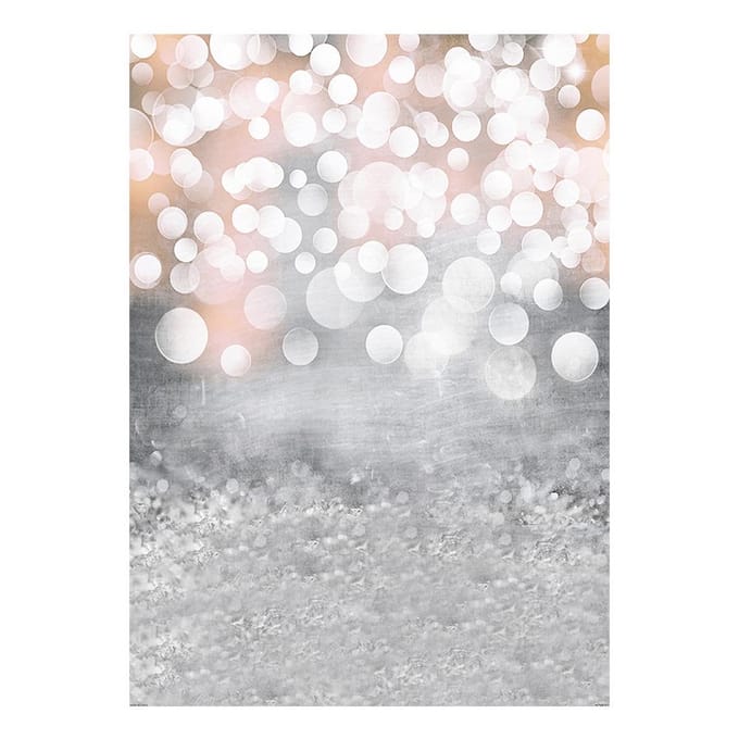 1.5 * 2.1m/5 * 7ft Fotografie Achtergrond Glitter Licht Bokeh Vlek silver light spot white