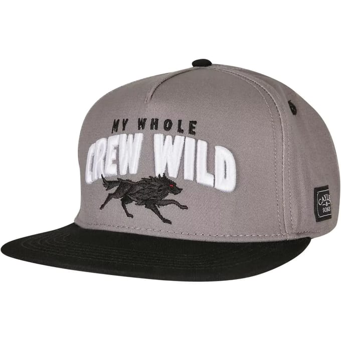 Cayler & Sons - Crew Wild Snapback Pet - Grijs/Zwart