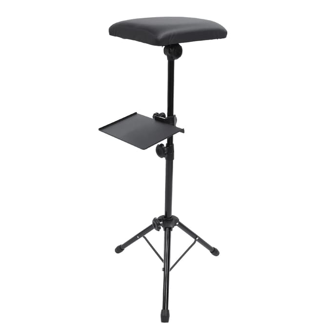 Armsteun Stand Statief Verstelbare Hoogte Armsteun Beugel Statief Armsteun Stand met PU Leer Kussen black