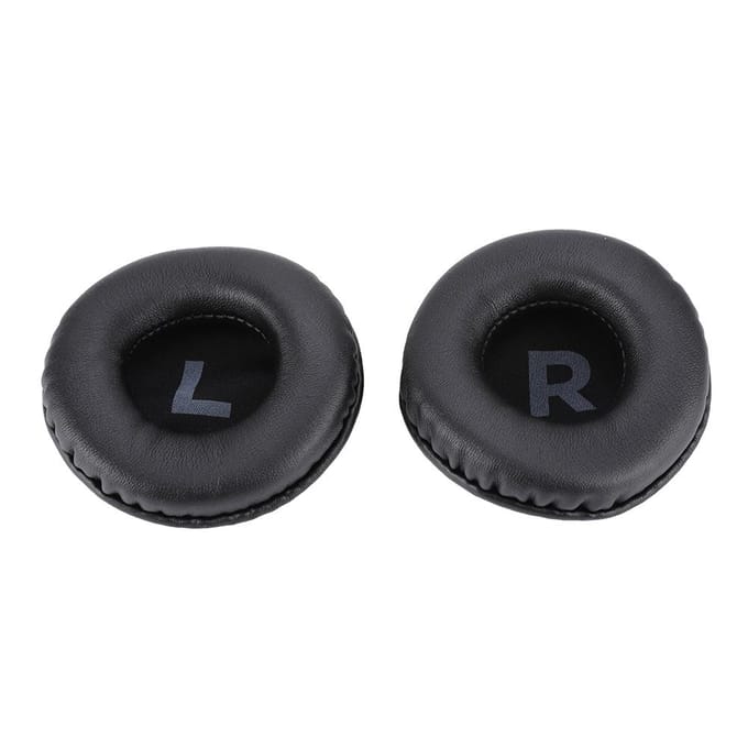 Coussinets d'oreille universels 75 mm Coussin Couvre-coussinets de remplacement Mousse Oreiller pour casque black