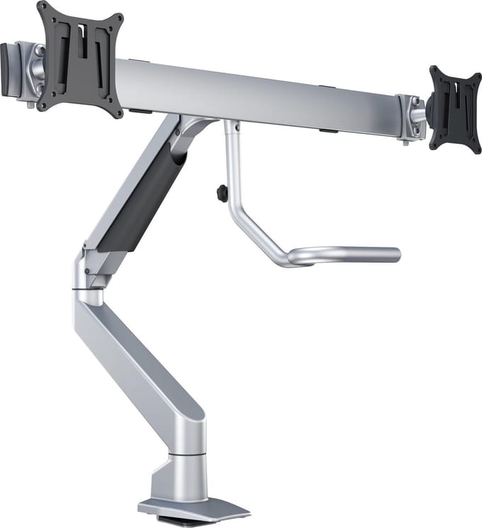 Multibrackets M VESA Gas Lift Arm w. Duo Crossbar 2 White