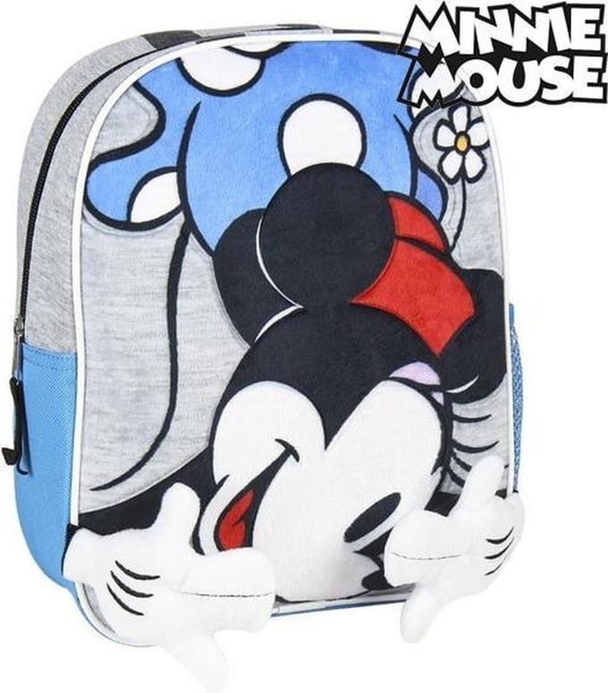 3D-Kinderrugzak Minnie Mouse Blauw Grijs