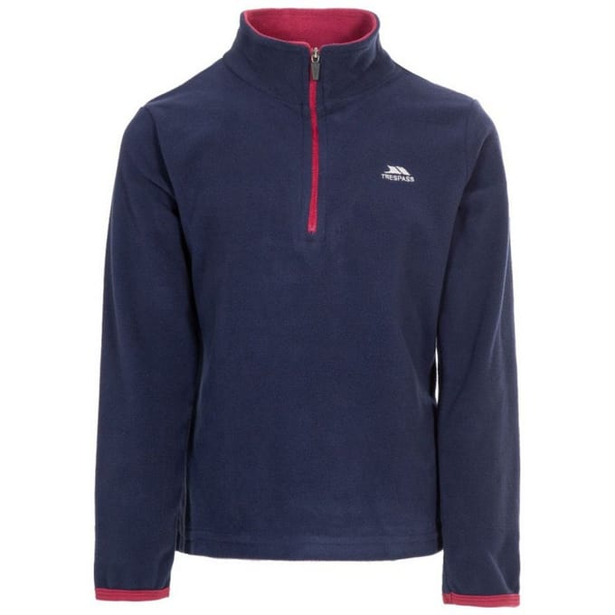 Trespass Kinderen/meisjes Sybil Micro Fleece (Marine)