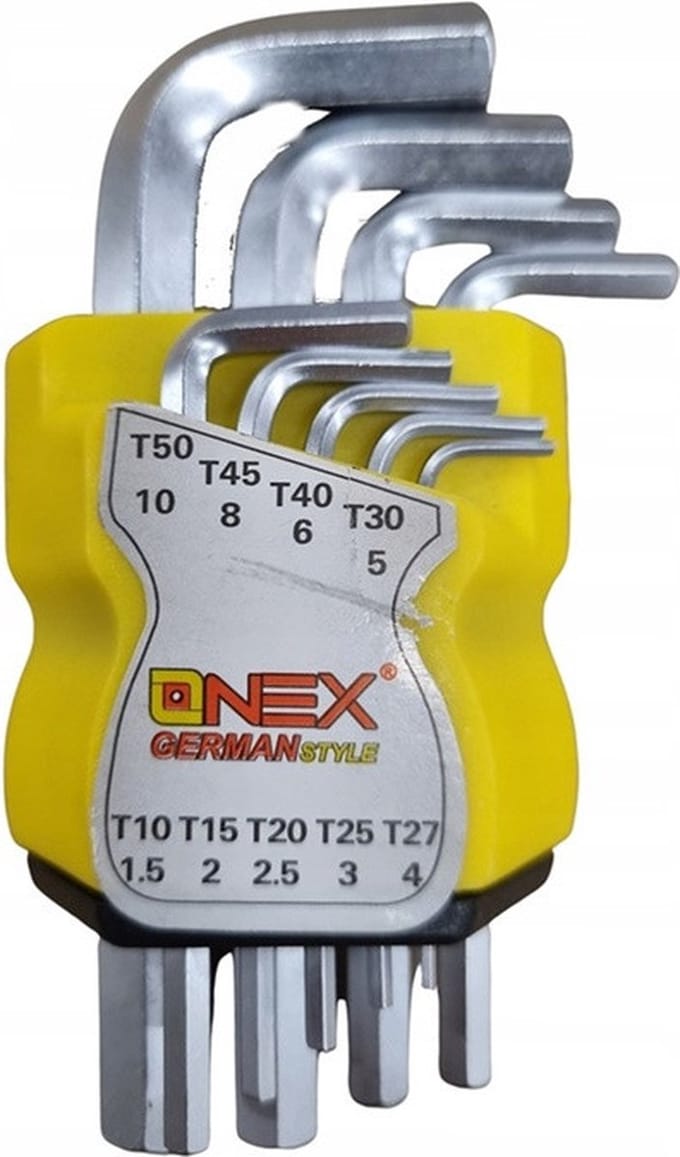 ONEX Inbus TORX sleutelset professioneel 9-delig