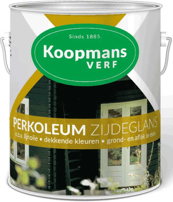 Koopmans Perkoleum Zijdeglans Dekkend 750ml - Beits - Buitenbeits