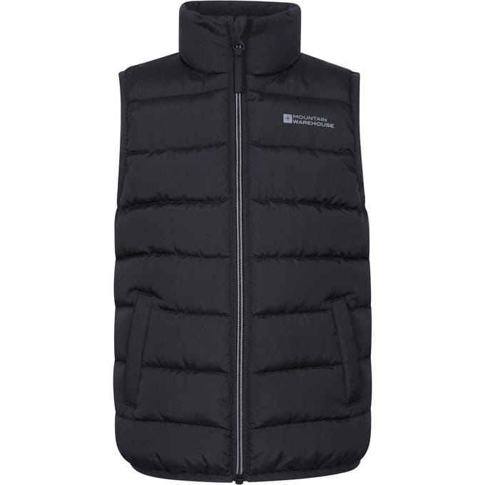 Mountain Warehouse Kinder/Kinder Rocko Gewatteerd Gilet (Zwart)
