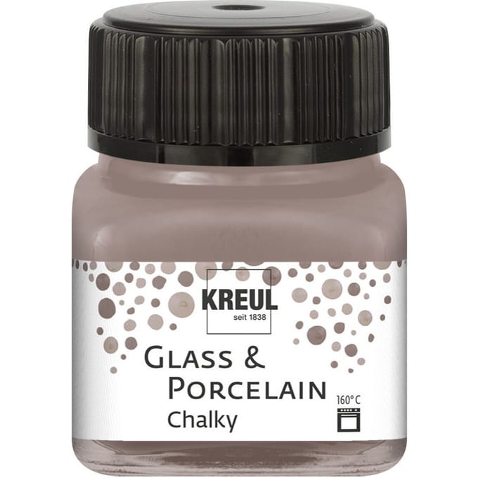 Glasverf - Porseleinverf - Mild Mocca - Extra Mat - Chalky - Kreul - 20ml