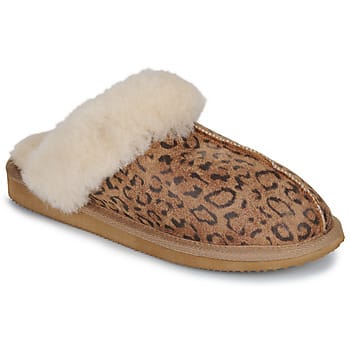 Pantoffel met zachte voering van lamsvacht SHEPHERD Bruin