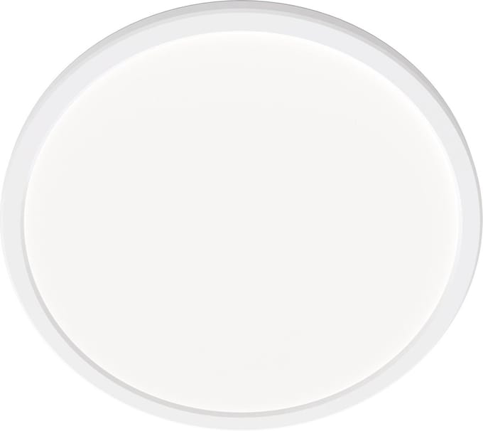 Ledvion - LED Plafonddlamp Wit (Ø29cm - 18W - 2700K - 1620L) IP44 - Geïntegreerd LED