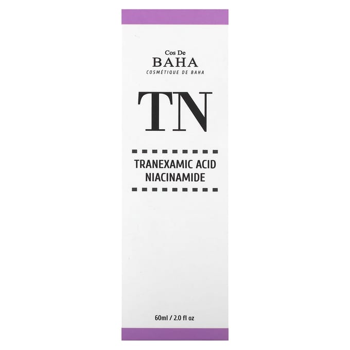 Cos De BAHA TN Acide Tranexamique 5% Niacinamide 5% Sérum Éclaircissant Teint 60ml white