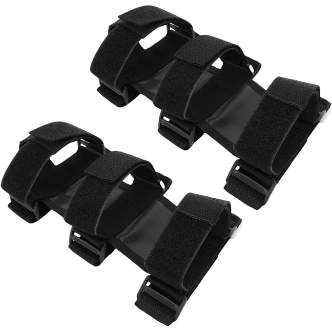 2 STUKS Rolbeugel Brandblusserhouder Verstelbare Brandblusser Montageband Vervanging voor UTV black