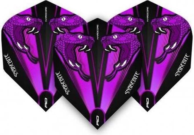 Red Dragon Peter Wright Snakebite Pink Transparent - Dart Flights
