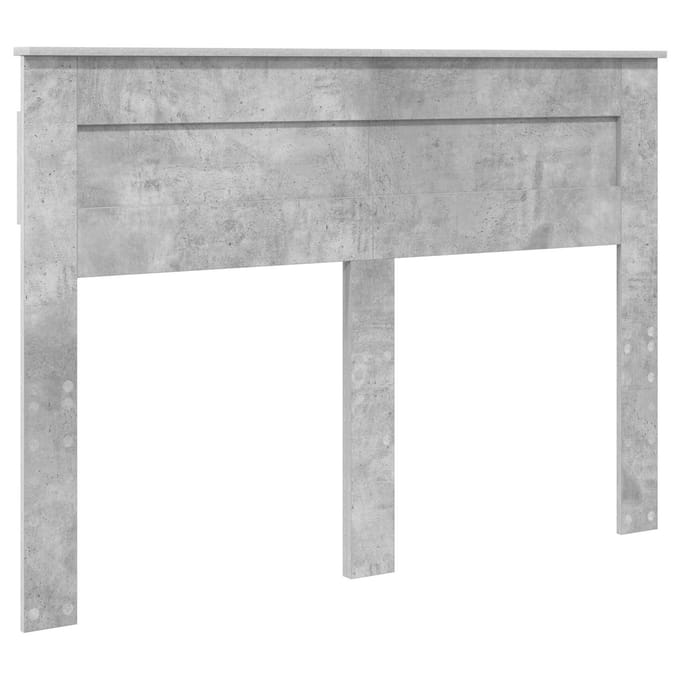 vidaXL Hoofdbord Beton Grijs Bewerkt hout