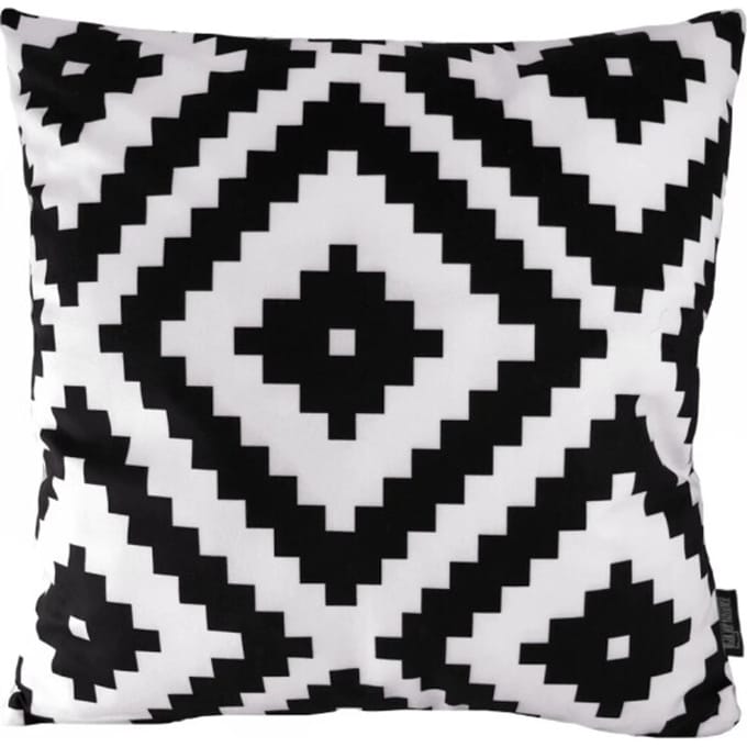 Gek op kussens! Sierkussen soft graphic black | 45 x 45 cm | katoen/polyester