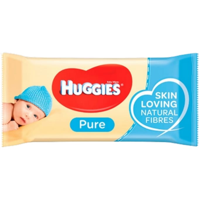 Huggies - Pure - Billendoekjes - 56 babydoekjes
