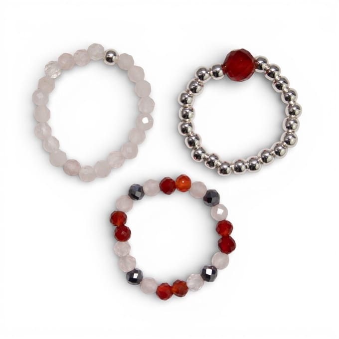 Nymph Spirit Edelsteen Ringenset – Liefde en Vlam