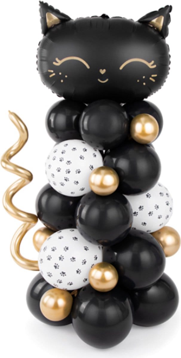 Partydeco - ballonnen - ballonboeket kat