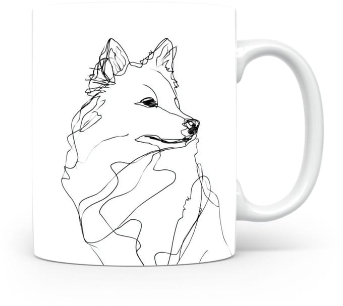 Beker Japanse Spitz