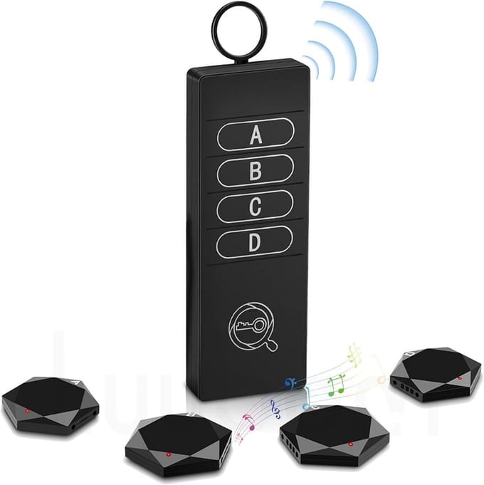 Draadloze Zoeker Set - Object Tracker Tags - Spullen Lokaliseren - 80 Decibel Alarm - 50 Meter Bereik