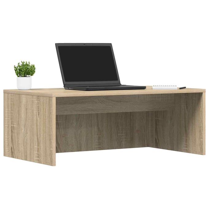 vidaXL - Aan - de - muur - bevestigd - bureau - Sonoma - Eik - 80 - x - 45 - x - 30 - cm