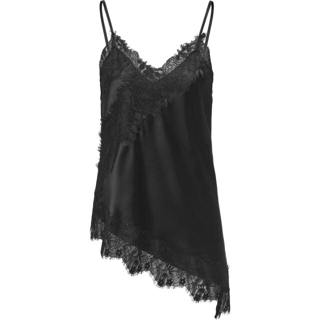 ONLY - ONLINDONA STRAP SATIN LACE TOP WVN Dames Top