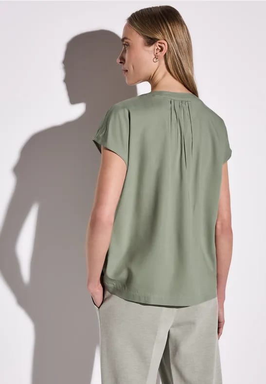 Blouse in effen kleur