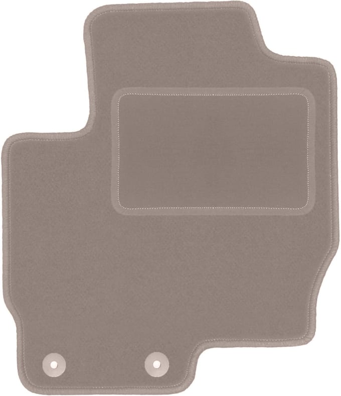 Beige bestuurdersmat voor: Mitsubishi Colt VII hatchback (2008-2012)