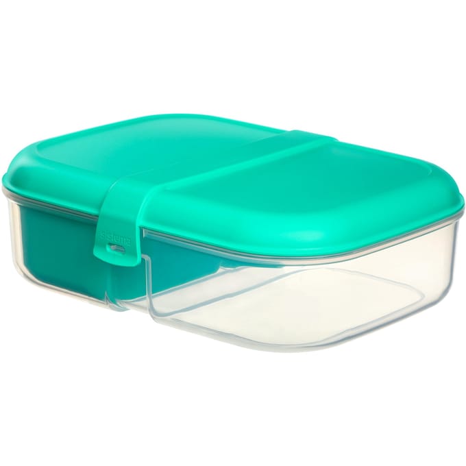 Sistema Ribbon Lunch To Go 1.1L met mini bite Minty Teal 130ml