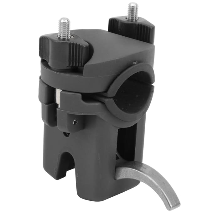 Boot Hengelhouder Montageapparaat Aluminiumlegering Buiten Vishengel Stand Accessoire Zwart black