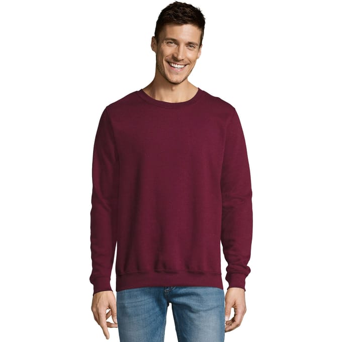SOLS Uniseks Adult New Supreme Sweatshirt (Bourgondië)