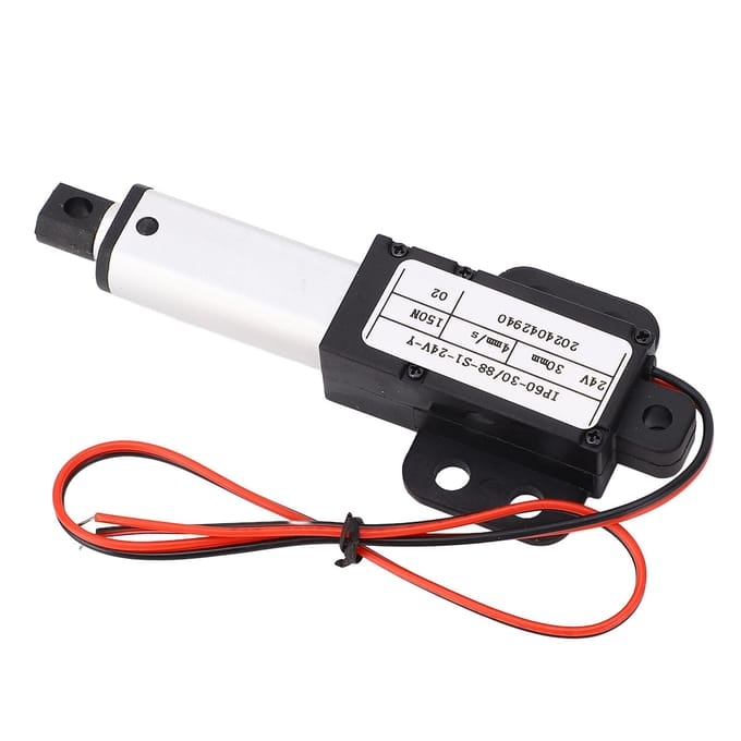 DC24V Elektrische Mini Actuator met Vleugel 30mm Slag Lineaire Bewegingsactuator voor Robot Veegmachine black
